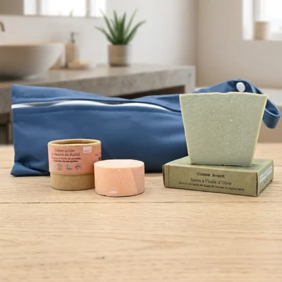 Coffret cadeau nettoyant bio et crème solide – Comme Avant