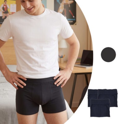 4 boxers étanches et absorbants fuites urinaires – Junior Ado