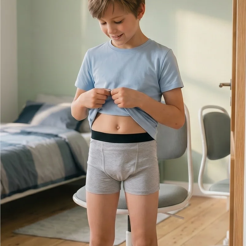 7 boxers absorbants étanches fuites urinaires | 3 à 14 ans – Image 9
