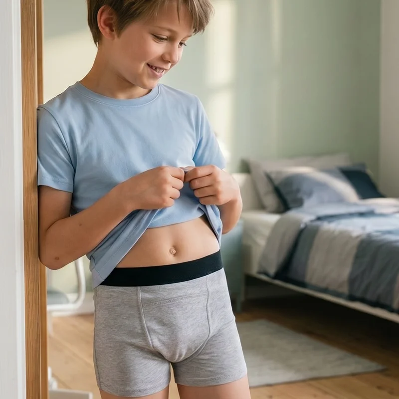 7 boxers absorbants étanches fuites urinaires | 3 à 14 ans – Image 8