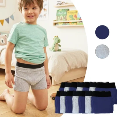 Lot de 14 boxers caleçons /culottes d’apprentissage propreté | 3 à 8 ans – couleurs au choix