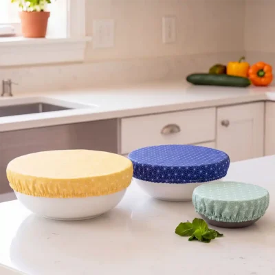 Kit découverte Couvre plats Zéro Déchet – Charlotte en tissu – A choisir
