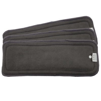3 inserts bambou charbon – couches lavables