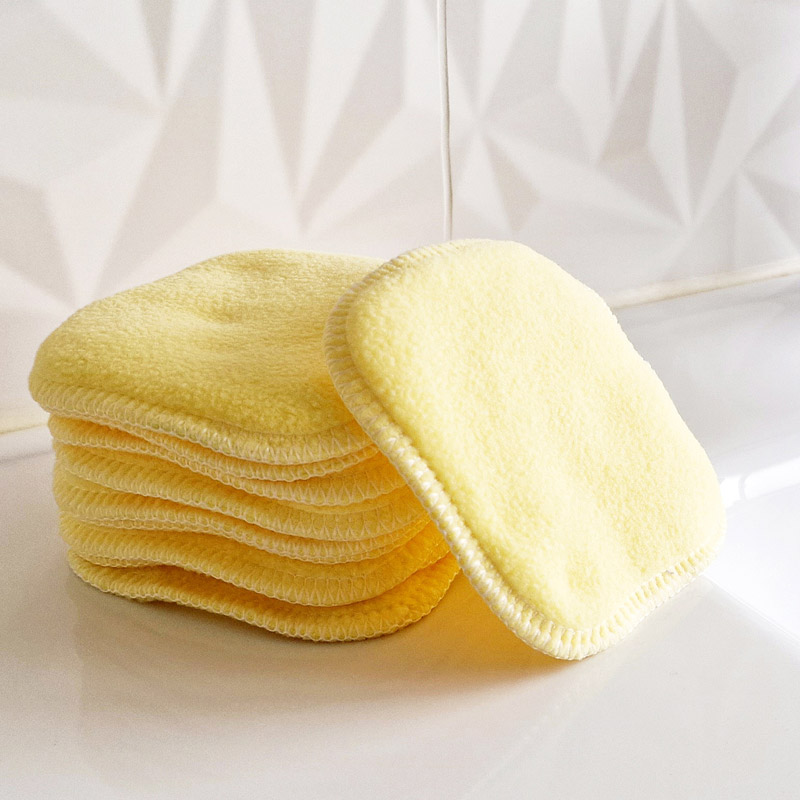 10 carrés démaquillants lavables en bambou – Coloris au choix – Image 10