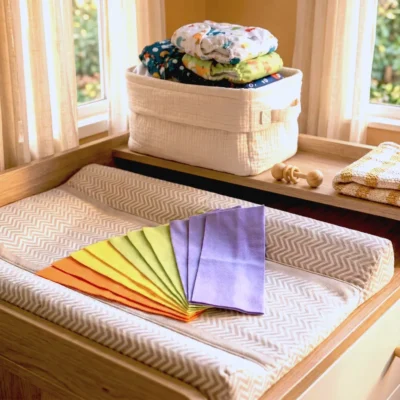 10 voiles de protection lavable – Arc en ciel