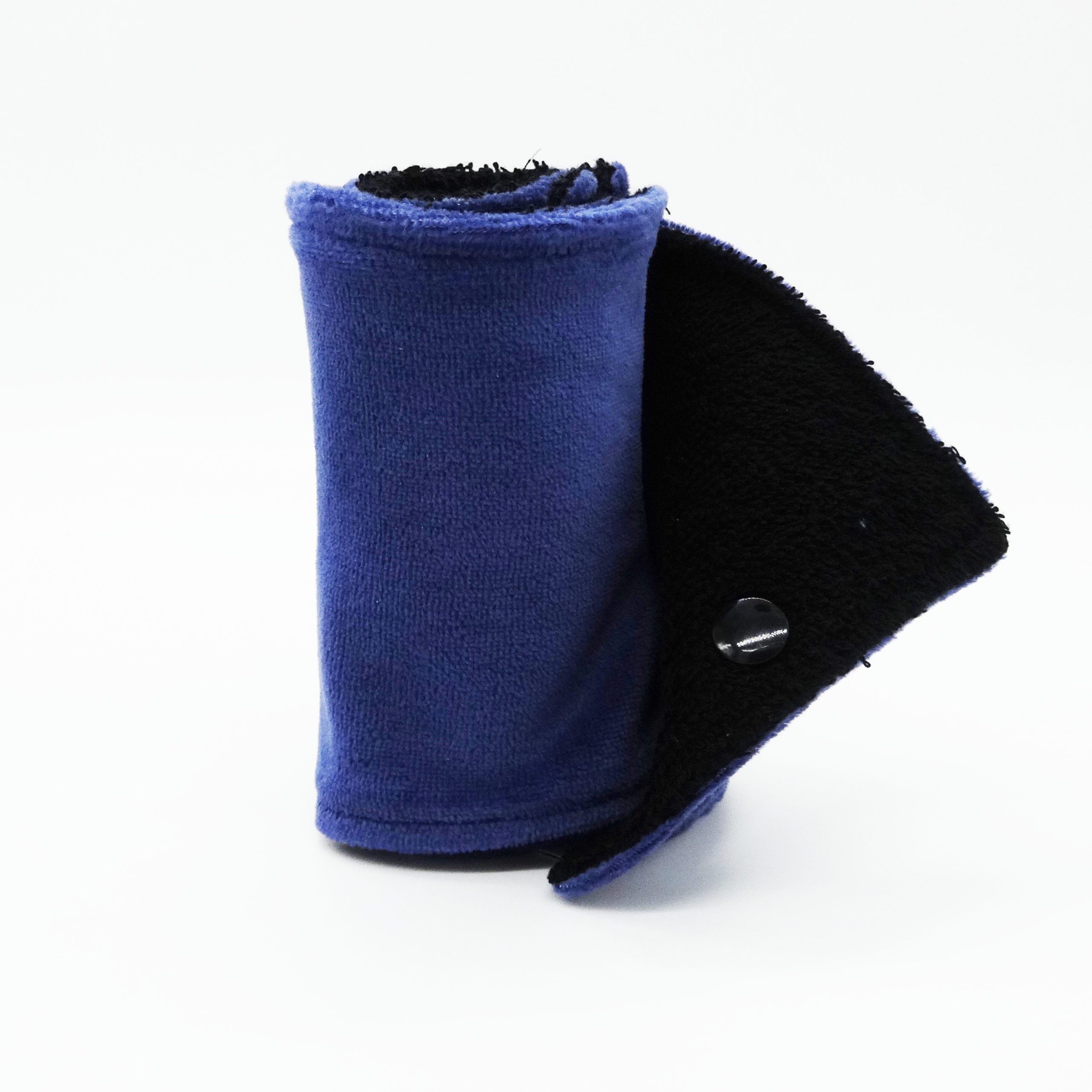Papier toilette lavable - 5 rectangles - Bleu nuit