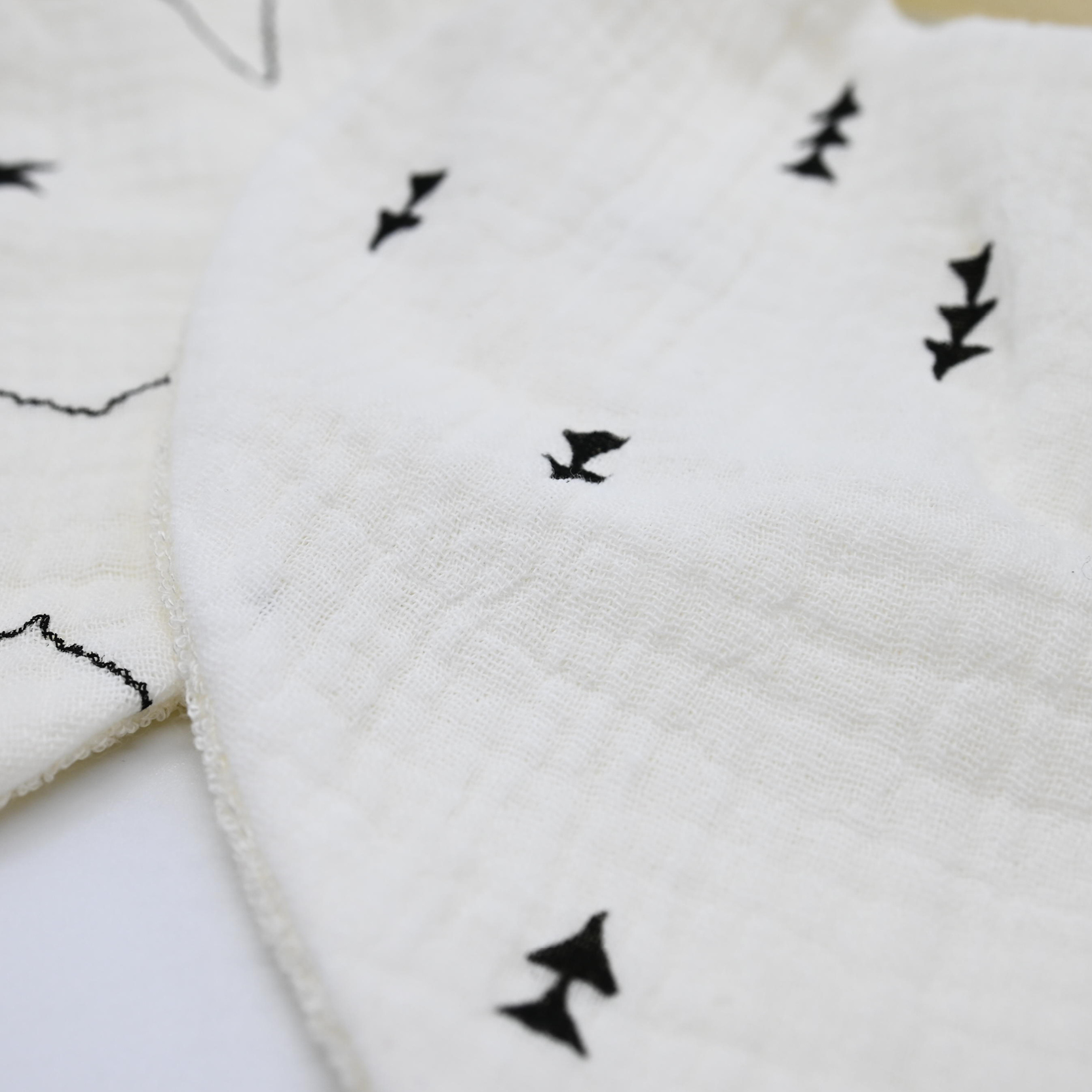 Lot de 6 bavoirs bandanas, idéal salive poussée dentaire - Gaze de coton et bambou - A choisir – Image 21