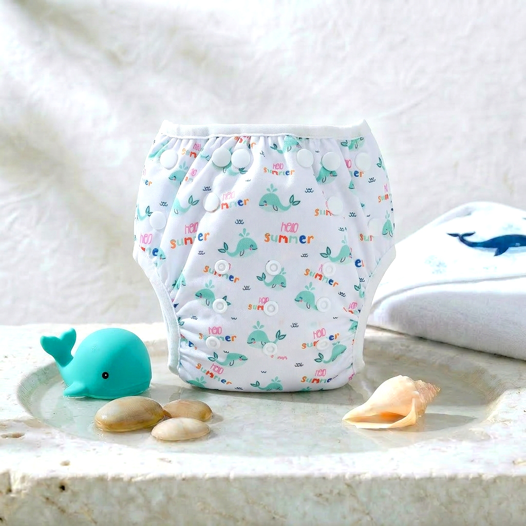 Couche de bain lavable – Hello Summer