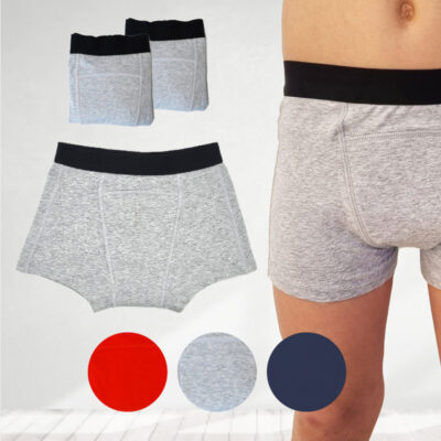 Lot de 3 boxers /culottes d’apprentissage propreté | 3 à 8 ans – couleurs au choix