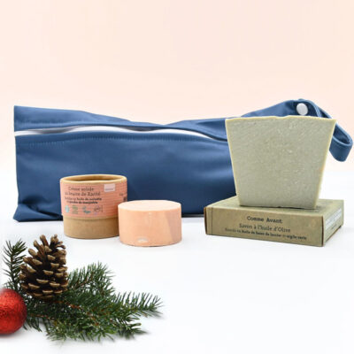 Coffret cadeau nettoyant bio et crème solide – Comme Avant