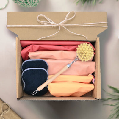 Coffret découverte Zéro Déchet Cuisine : couvre-plats, éponges lavables…