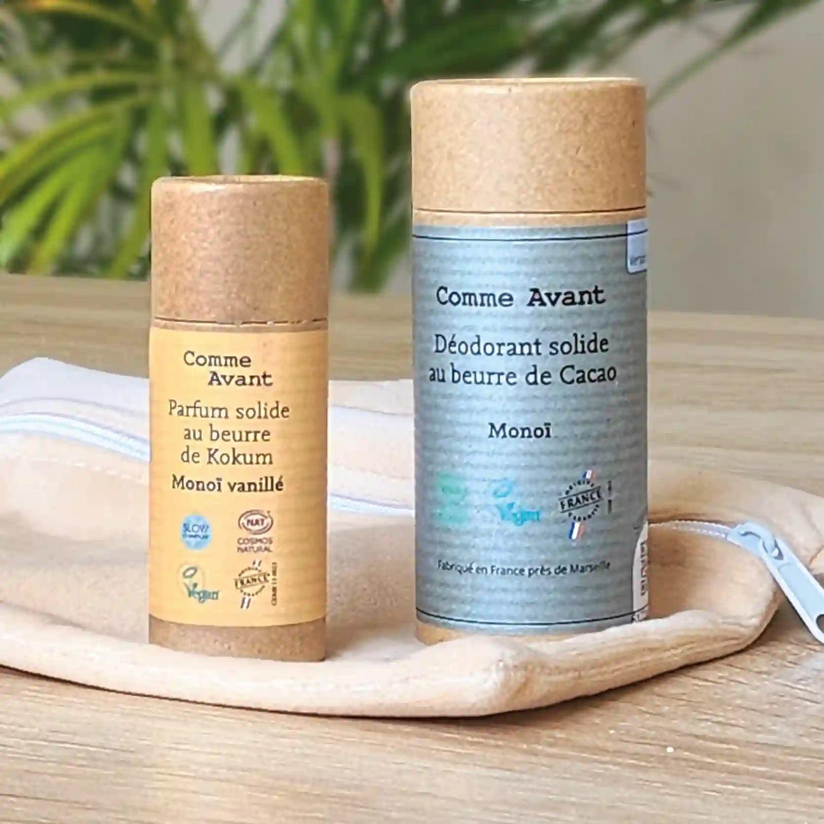 Le kit qui cocotte - parfum et déodorant solide, pochette