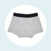 1 boxer étanche et absorbant, garçon fuites urinaires | 3 à 14 ans -  Gris