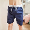 Pyjama absorbant et étanche – énurésie, fuites nocturnes, pipi au lit – Bleu navy