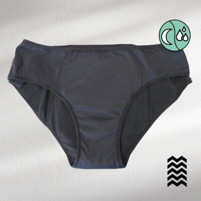 Culotte menstruelle ADO avec agrafes Morphée – Flux abondant