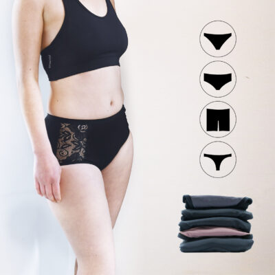 Pack 5 culottes menstruelles au choix – taille 34 à 54