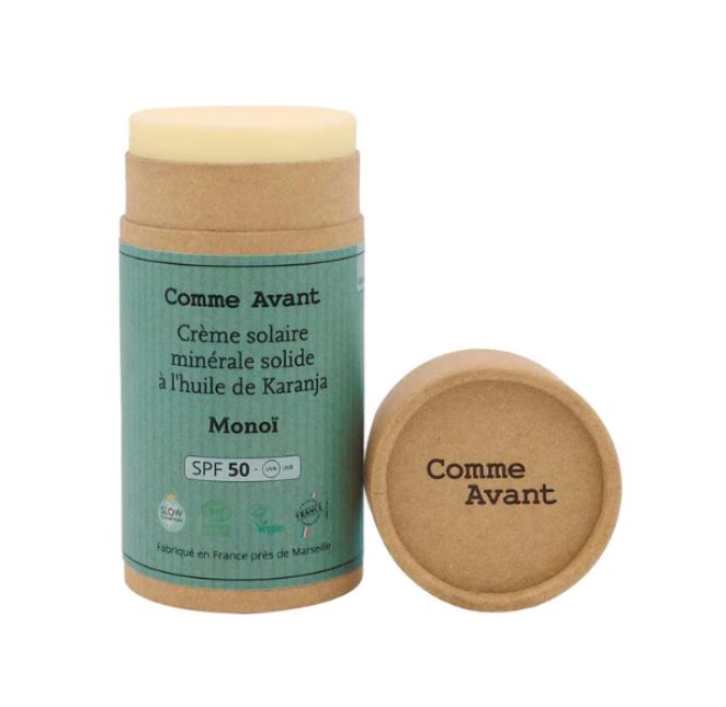 Crème protection solaire SPF50 Minérale BIO - Monoi – Image 2