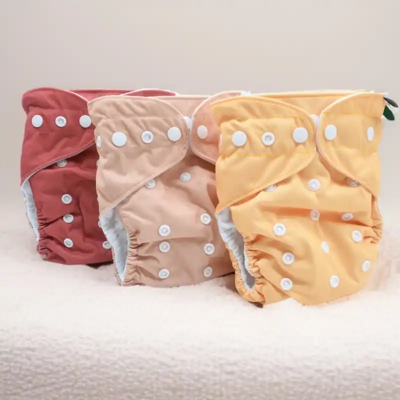 Lot 15 couches lavables Tout en un (TE1) Microfibre - Effet au sec – Image 3