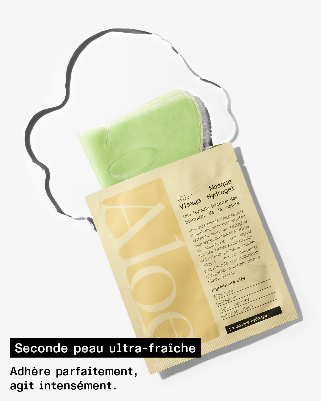Masque visage Hydrogel - Aloe Paris – Image 3