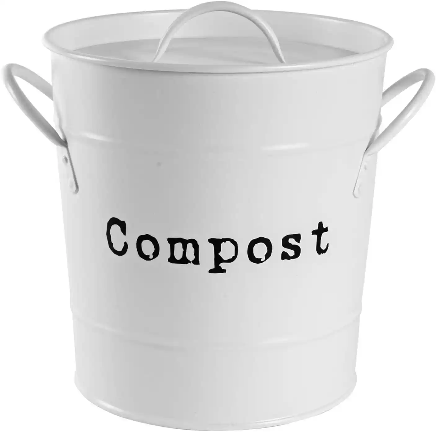 Seau à compost de cuisine 3,2L - Intérieur amovible - Blanc – Image 3