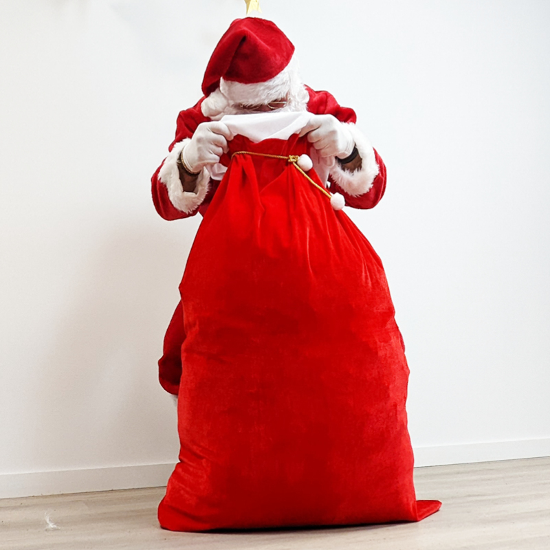 2 hottes Père Noël - 130 X 70 cm - grande qualité – Image 3