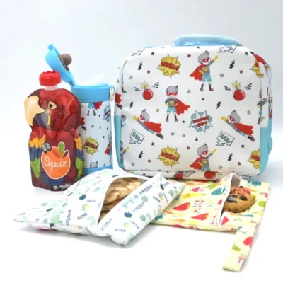 Kit pique-nique maternelle – 5 pièces – Super héros