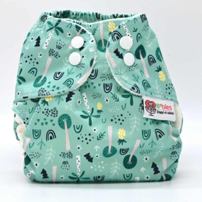 Couche lavable naissance – 2 à 5 kilos – Jungle en folie **Produit déclassé**