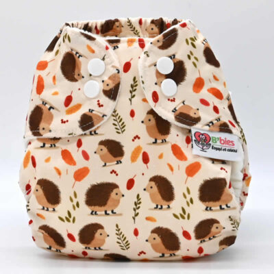 Couche lavable naissance – 2 à 5 kilos – Hérissons d&rsquo;automne