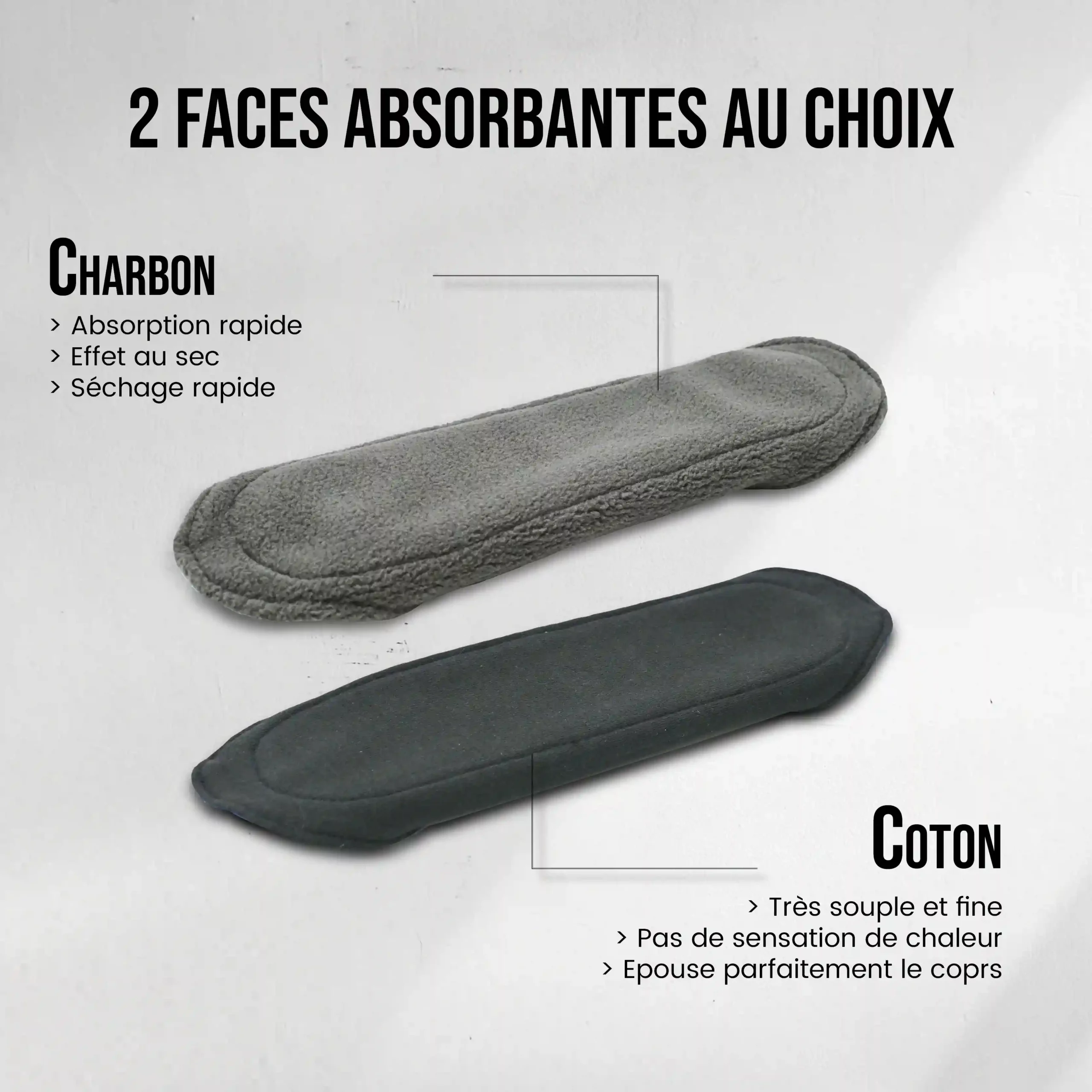 5 serviettes lavables (Gamme L) - Flux extra fort - Mypads – Image 2