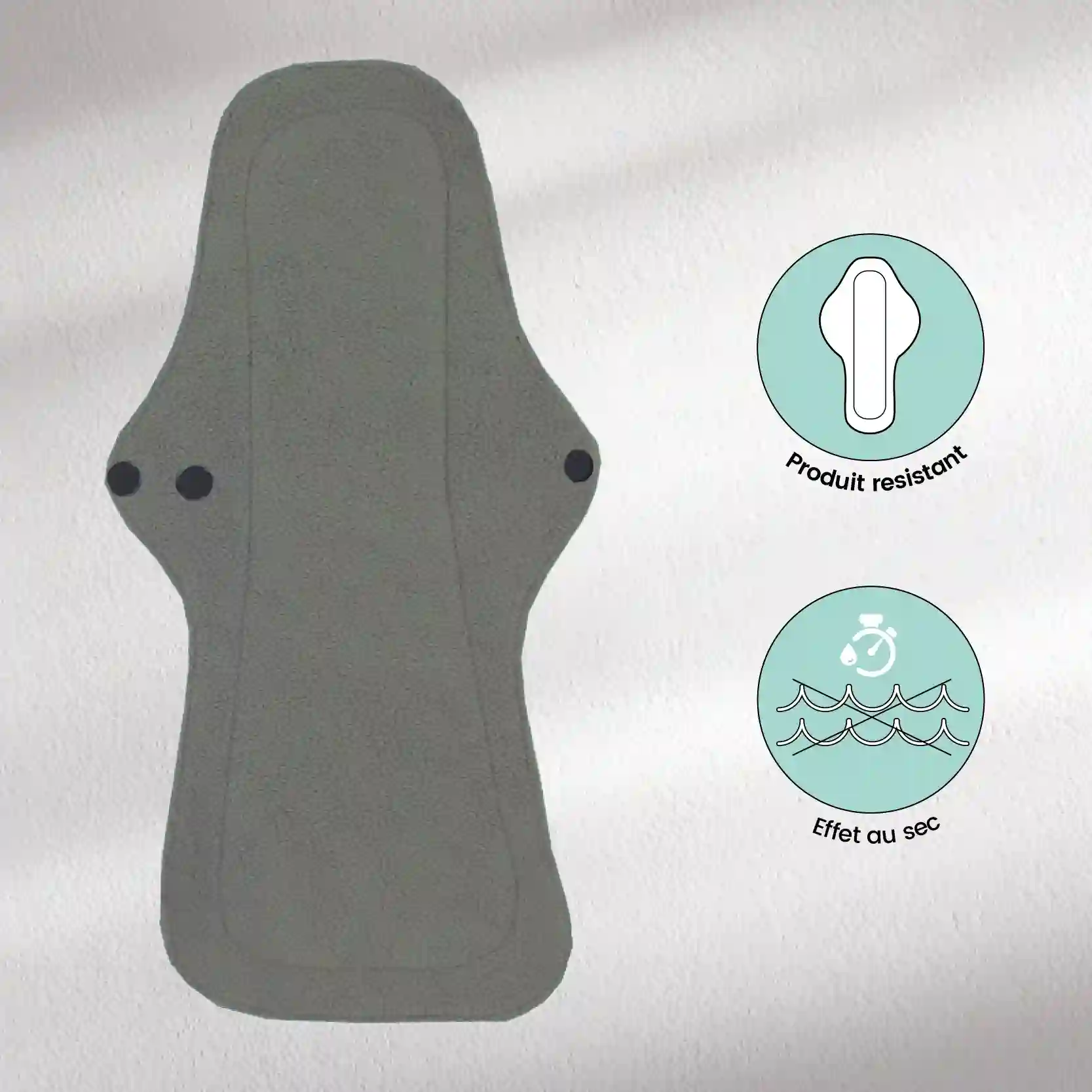 5 serviettes lavables (Gamme L) - Flux extra fort - Mypads – Image 7