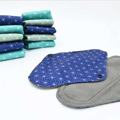 10 serviettes lavables (Gamme S) – Flux léger à moyen – Mypads