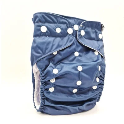Couche lavable Te1 (Tout en Un) – Grande taille : XL 15-32kg – Saphir