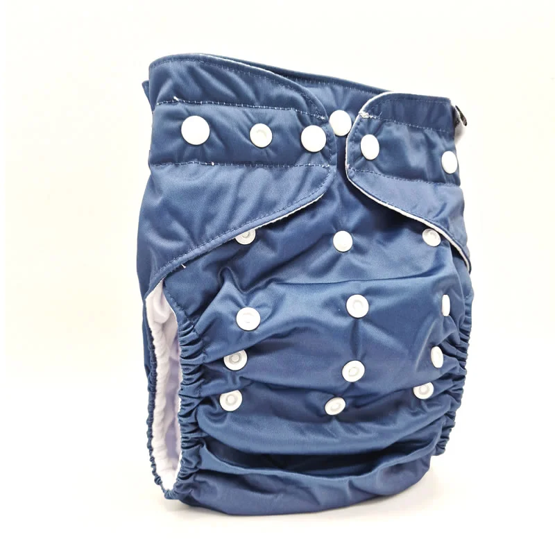 Couche lavable Te1 (Tout en Un) - Grande taille : XL 15-32kg - Saphir – Image 2