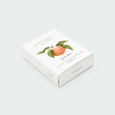 Lotion solide pour le corps – pêche – Savon Stories