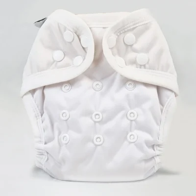 Couche lavable Te1 (Tout en Un) Bambou – Blanc