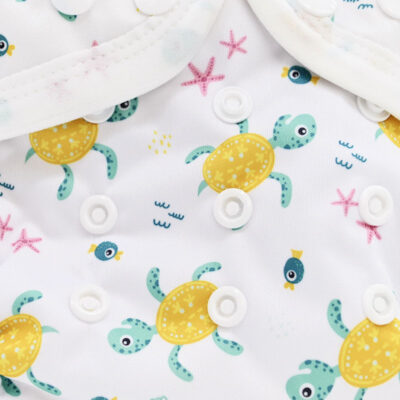 Couche lavable Te1 (Tout en Un) Bambou – Samy la tortue