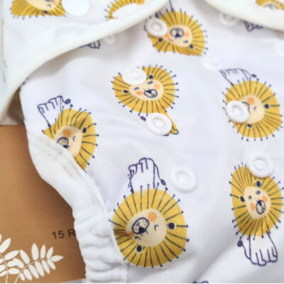 Couche lavable Te1 (Tout en Un) Bambou – Lion