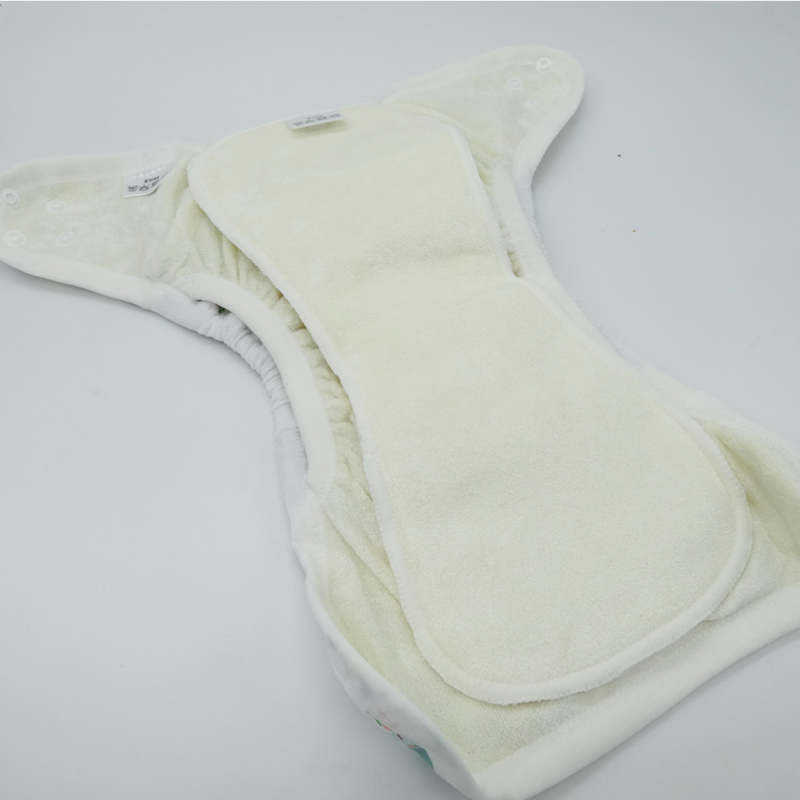 Couche lavable Te1 (Tout en Un) Bambou –Coccinelles – Image 4