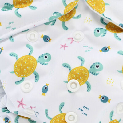 Couche lavable Te1 (Tout en Un) – Samy la tortue