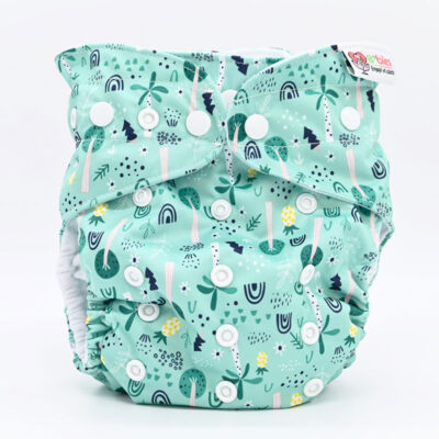 Couche lavable Te1 (Tout en Un) – Jungle en folie