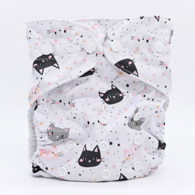 Couche lavable Te1 (Tout en Un) – Cats