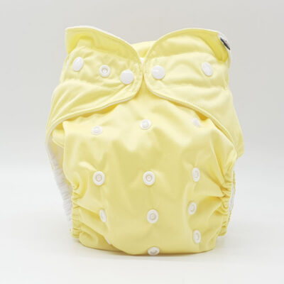 Couche lavable Te1 (Tout en Un) – Jaune tendre