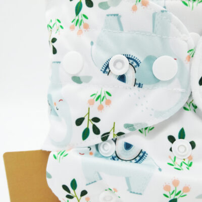 Couche lavable Te1 (Tout en Un) – Éléphant Tendresse