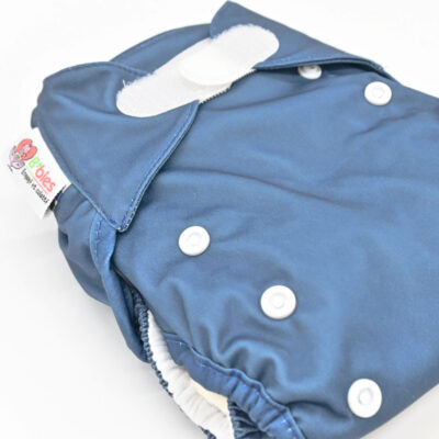 Couche lavable Te2 (Tout en Deux) bambou – Bleu Saphir