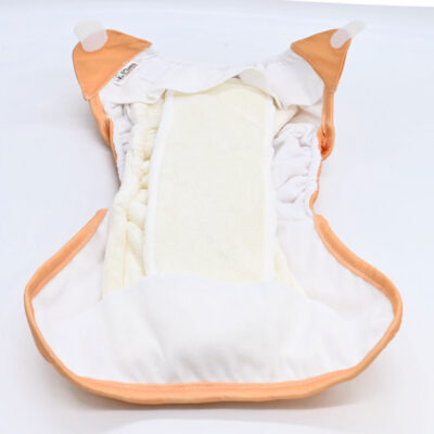 Couche lavable Te2 (Tout en Deux) bambou – Mandarine
