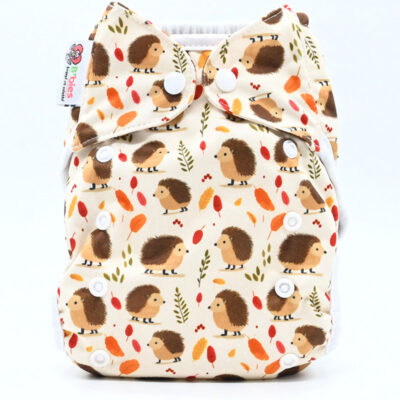 Couche lavable Te2 (Tout en Deux) bambou – Hérisson d&rsquo;automne
