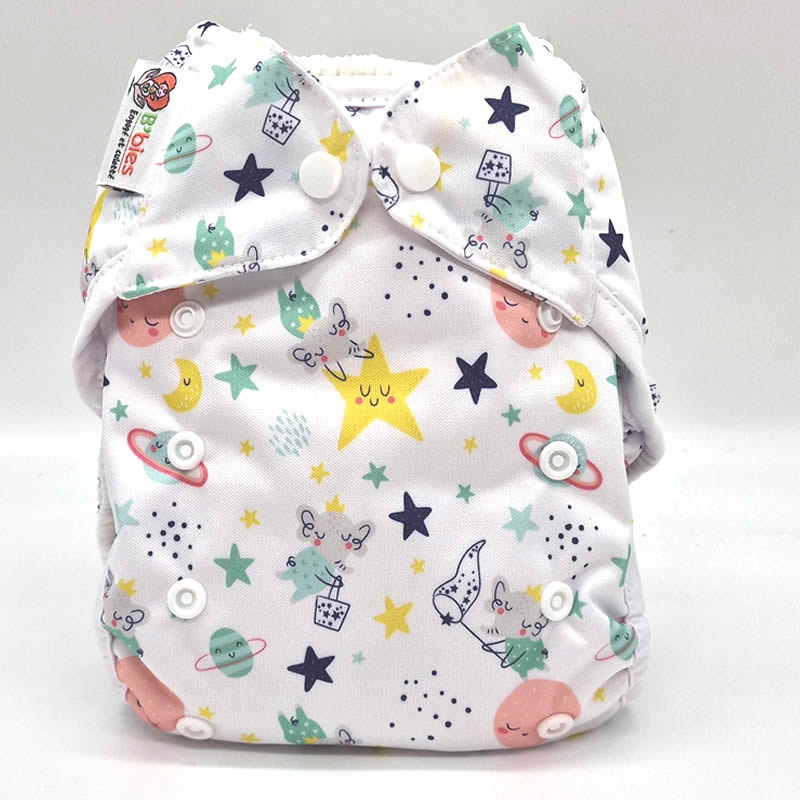 Couche lavable Te2 (Tout en Deux) bambou – Rêverie