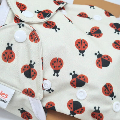 Couche lavable Te2 (Tout en Deux) bambou – Coccinelles