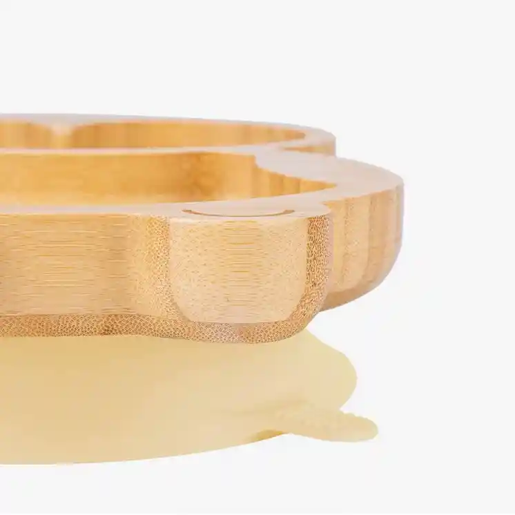 Assiette en bambou à ventouse - Pingouin – Image 6