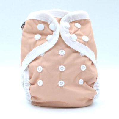Couche lavable Te1 (Tout en Un) Bambou – Pêche